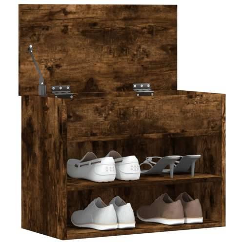 Klupa za cipele dimljeni hrast 60x30x45 cm konstruirano drvo - Dimljeni hrast 60 x 30 x 45 cm 1 Cijena