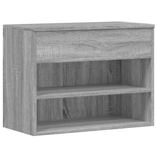 Klupa za cipele boja sivog hrasta 60x30x45 cm konstruirano drvo - Sivi hrast sonoma 60 x 30 x 45 cm 1 Cijena