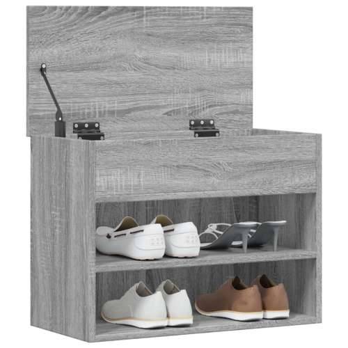 Klupa za cipele boja sivog hrasta 60x30x45 cm konstruirano drvo - Sivi hrast sonoma 60 x 30 x 45 cm 1 Cijena