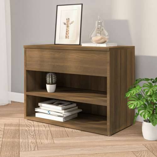 Klupa za cipele boja smeđeg hrasta 60x30x45 cm drveni - Smeđi hrast 60 x 30 x 45 cm 1 Cijena