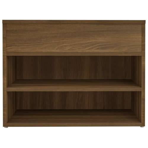 Klupa za cipele boja smeđeg hrasta 60x30x45 cm drveni - Smeđi hrast 60 x 30 x 45 cm 1 Cijena