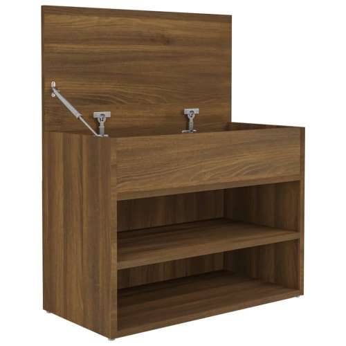 Klupa za cipele boja smeđeg hrasta 60x30x45 cm drveni - Smeđi hrast 60 x 30 x 45 cm 1 Cijena