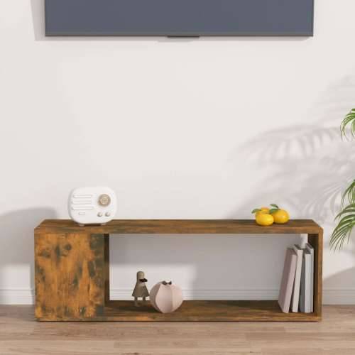 TV ormarić boja dimljenog hrasta 100x24x32 cm konstruirano drvo - Dimljeni hrast 1 100 x 24 x 32 cm Cijena