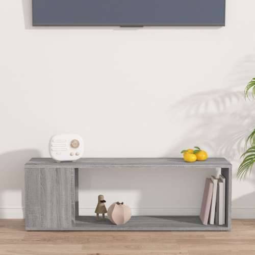 TV ormarić boja hrasta sonoma 100x24x32 cm konstruirano drvo - Sivi hrast sonoma 1 100 x 24 x 32 cm Cijena