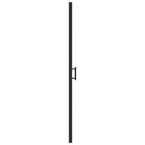 Vrata za tuš-kabinu 100x178 cm napola mutno kaljeno staklo crna - 100 x 178 cm napola matirano Cijena