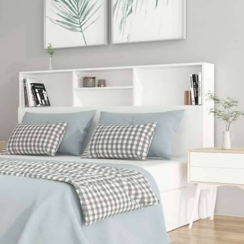 Uzglavlje s ormarićem bijelo 160 x 19 x 103,5 cm - Bijela 160 x 19 x 103.5 cm 1 Cijena
