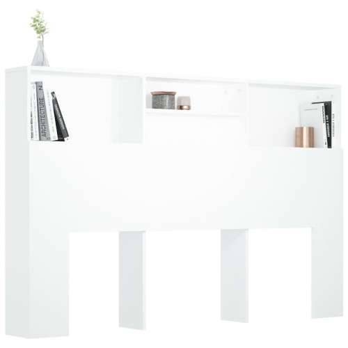 Uzglavlje s ormarićem bijelo 160 x 19 x 103,5 cm - Bijela 160 x 19 x 103.5 cm 1 Cijena