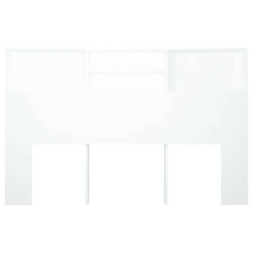 Uzglavlje s ormarićem bijelo 160 x 19 x 103,5 cm - Bijela 160 x 19 x 103.5 cm 1 Cijena