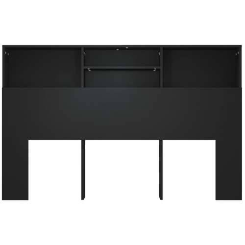 Uzglavlje s ormarićem crno 160 x 19 x 103,5 cm - Crna 160 x 19 x 103.5 cm 1 Cijena