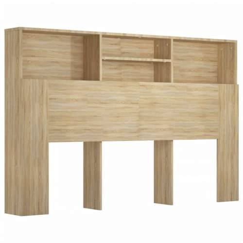 Uzglavlje s ormarićem boja hrasta sonome 160 x 19 x 103,5 cm - sonoma hrast 160 x 19 x 103.5 cm 1 Cijena