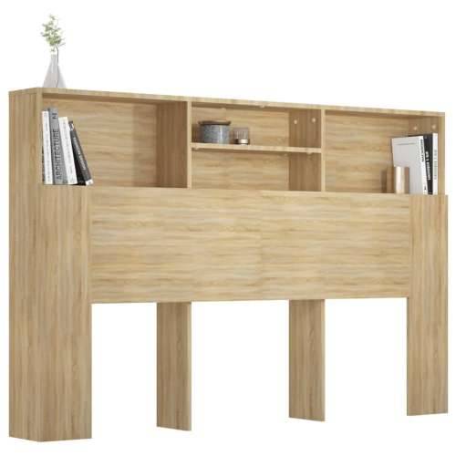 Uzglavlje s ormarićem boja hrasta sonome 160 x 19 x 103,5 cm - sonoma hrast 160 x 19 x 103.5 cm 1 Cijena