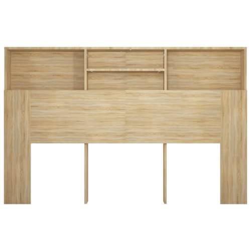 Uzglavlje s ormarićem boja hrasta sonome 160 x 19 x 103,5 cm - sonoma hrast 160 x 19 x 103.5 cm 1 Cijena