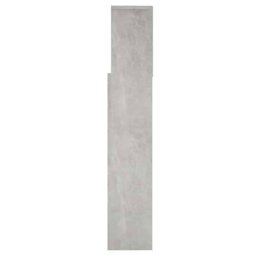 Uzglavlje s ormarićem siva boja betona 160 x 19 x 103,5 cm Cijena