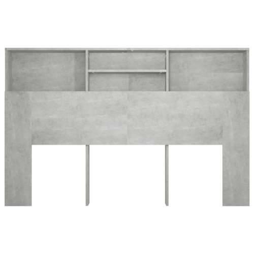 Uzglavlje s ormarićem siva boja betona 160 x 19 x 103,5 cm - Beton siva 160 x 19 x 103.5 cm 1 Cijena