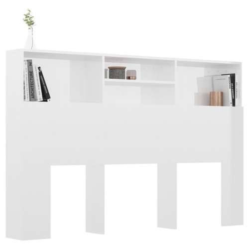 Uzglavlje s ormarićem visoki sjaj bijelo 160 x 19 x 103,5 cm - Visoko sjajno bijela 160 x 19 x 103.5 cm 1 Cijena