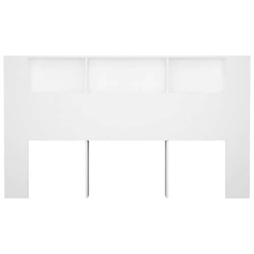 Uzglavlje s ormarićem bijelo 180 x 18,5 x 104,5 cm - Bijela 1 Cijena