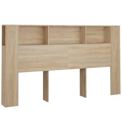 Uzglavlje s ormarićem boja hrasta sonome 180 x 18,5 x 104,5 cm - sonoma hrast 1 Cijena