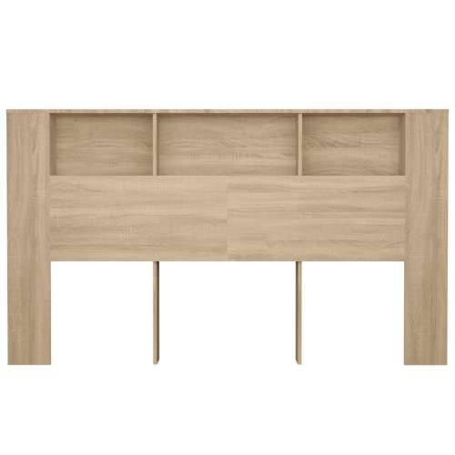 Uzglavlje s ormarićem boja hrasta sonome 180 x 18,5 x 104,5 cm - sonoma hrast 1 Cijena