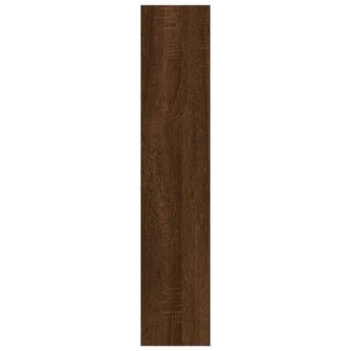 Zidna polica boja smeđeg hrasta 90x16x78 cm konstruirano drvo - Smeđi hrast 1 Cijena