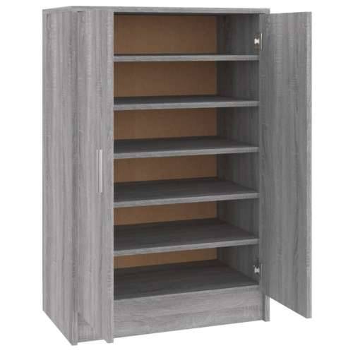 Ormarić za cipele sivi hrast 60 x 35 x 92 cm konstruirano drvo - Sivi hrast sonoma 60 x 35 x 92 cm 1 shoe cabinet with door Cijena