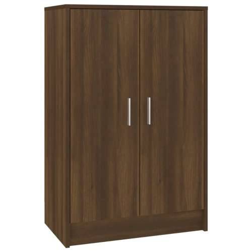 Ormarić za cipele smeđi hrast 60x35x92 cm konstruirano drvo - Smeđi hrast 60 x 35 x 92 cm 1 shoe cabinet with door Cijena