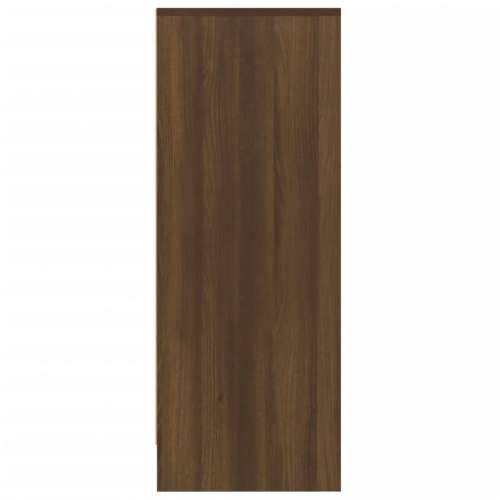 Ormarić za cipele smeđi hrast 60x35x92 cm konstruirano drvo - Smeđi hrast 60 x 35 x 92 cm 1 shoe cabinet with door Cijena