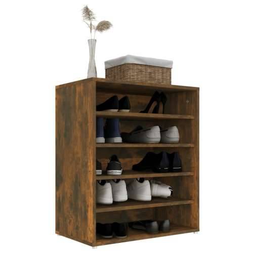 Ormarić za cipele dimljeni hrast 60x35x70 cm konstruirano drvo - Dimljeni hrast 60 x 35 x 70 cm 1 shoe cabinet without door Cijena