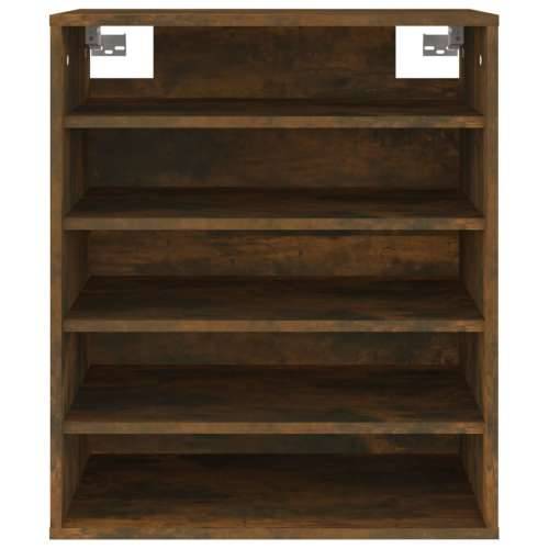 Ormarić za cipele dimljeni hrast 60x35x70 cm konstruirano drvo - Dimljeni hrast 60 x 35 x 70 cm 1 shoe cabinet without door Cijena