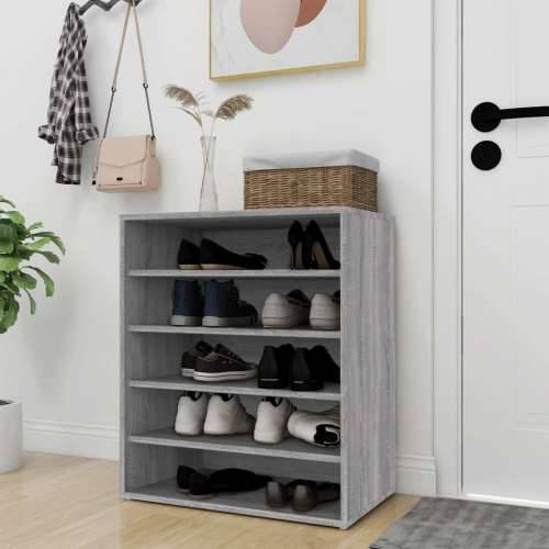 Ormarić za cipele sivi hrast 60 x 35 x 70 cm konstruirano drvo - Sivi hrast sonoma 60 x 35 x 70 cm 1 shoe cabinet without door Cijena