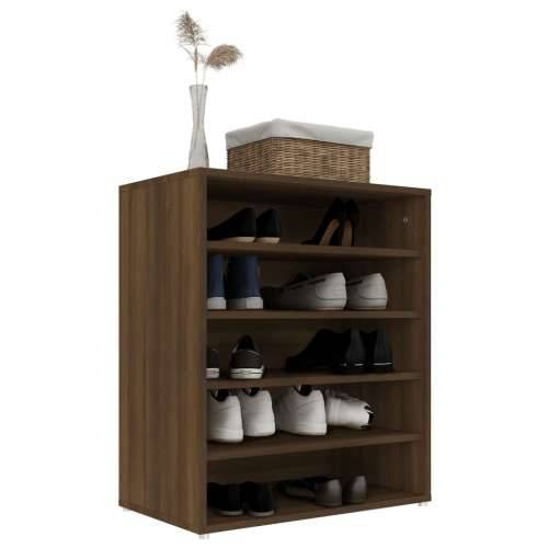 Ormarić za cipele boja hrasta 60 x 35 x 70 cm konstruirano drvo - Smeđi hrast 60 x 35 x 70 cm 1 shoe cabinet without door Cijena