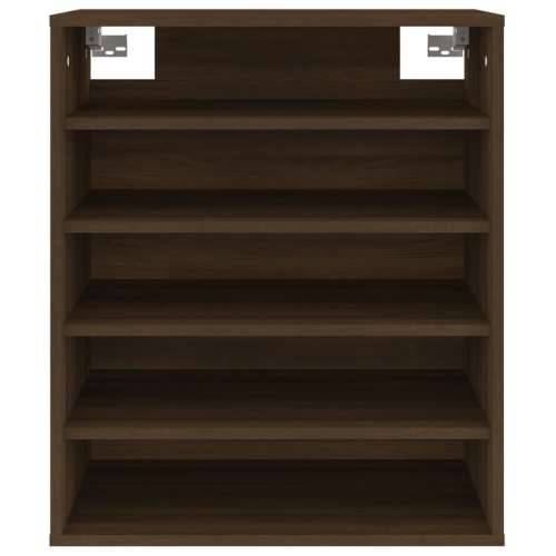 Ormarić za cipele boja hrasta 60 x 35 x 70 cm konstruirano drvo - Smeđi hrast 60 x 35 x 70 cm 1 shoe cabinet without door Cijena