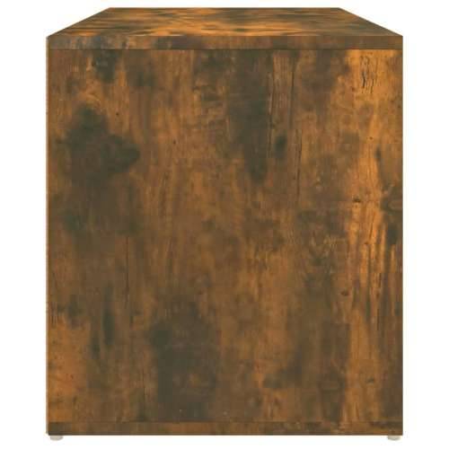 Klupa za hodnik dimljeni hrast 80x40x45 cm konstruirano drvo - Dimljeni hrast Cijena