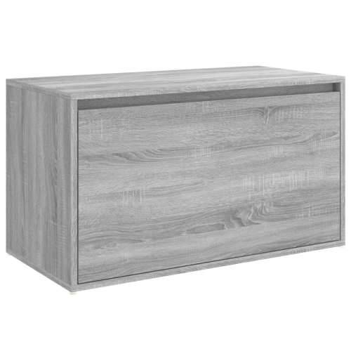 Klupa za hodnik sivi hrast 80 x 40 x 45 cm konstruirano drvo - Sivi hrast sonoma Cijena