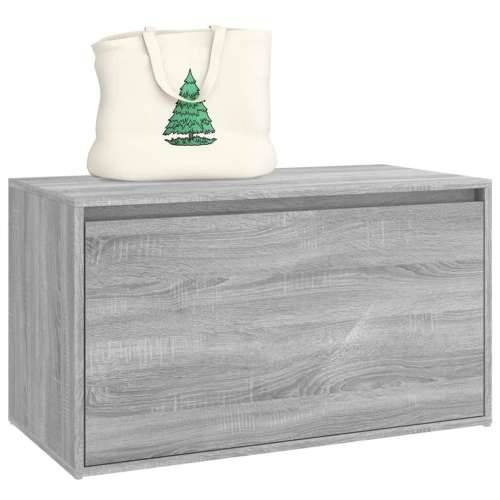 Klupa za hodnik sivi hrast 80 x 40 x 45 cm konstruirano drvo - Sivi hrast sonoma Cijena