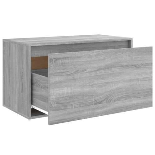 Klupa za hodnik sivi hrast 80 x 40 x 45 cm konstruirano drvo - Sivi hrast sonoma Cijena