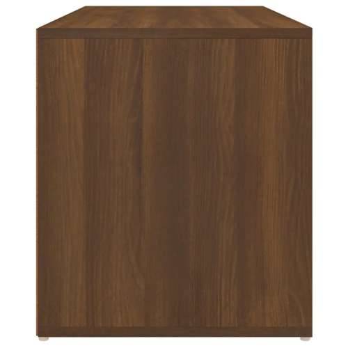 Klupa za hodnik smeđi hrast 80 x 40 x 45 cm konstruirano drvo - Smeđi hrast Cijena