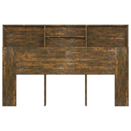 Uzglavlje s ormarićem boja dimljenog hrasta 160 x 19 x 103,5 cm - Dimljeni hrast 160 x 19 x 103.5 cm 1 Cijena