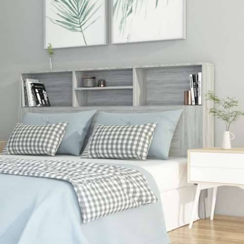 Uzglavlje s ormarićem boja hrasta sonome 160 x 19 x 103,5 cm - Sivi hrast sonoma 160 x 19 x 103.5 cm 1 Cijena