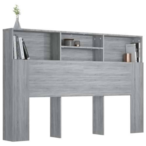 Uzglavlje s ormarićem boja hrasta sonome 160 x 19 x 103,5 cm - Sivi hrast sonoma 160 x 19 x 103.5 cm 1 Cijena