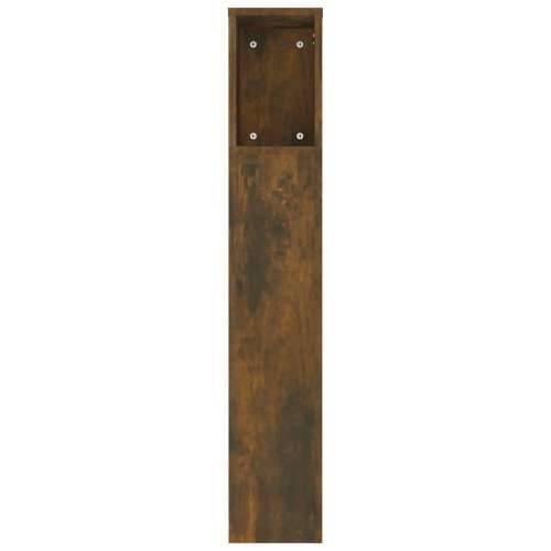 Uzglavlje s ormarićem boja dimljenog hrasta 180x18,5x104,5 cm - Dimljeni hrast 1 Cijena