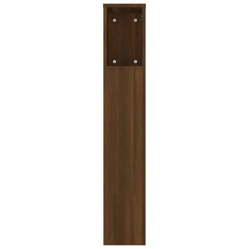 Uzglavlje s ormarićem boja smeđeg hrasta 180 x 18,5 x 104,5 cm - Smeđi hrast 1 Cijena