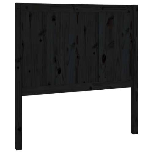 Uzglavlje za krevet crno 95,5 x 4 x 100 cm od masivne borovine - Crna 95.5 x 100 cm 1 Cijena