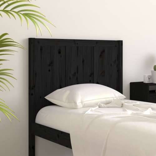 Uzglavlje za krevet crno 95,5 x 4 x 100 cm od masivne borovine - Crna 95.5 x 100 cm 1 Cijena