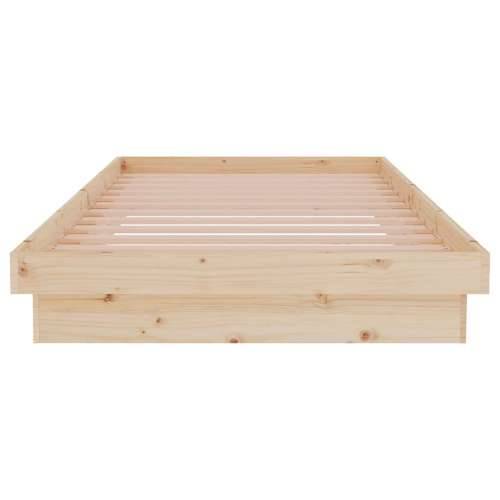 Okvir za krevet od masivnog drva 100 x 200 cm Cijena