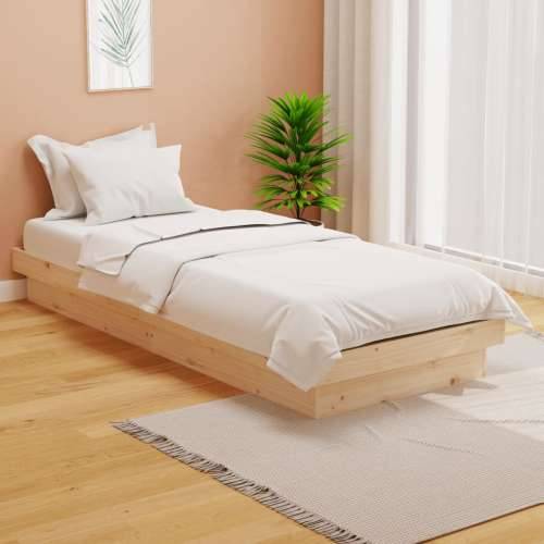 Okvir za krevet od masivnog drva 75 x 190 cm jednokrevetni