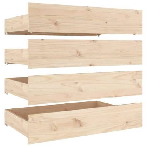Okvir za krevet s ladicama 120 x 200 cm - Prirodna 120 x 200 cm Cijena