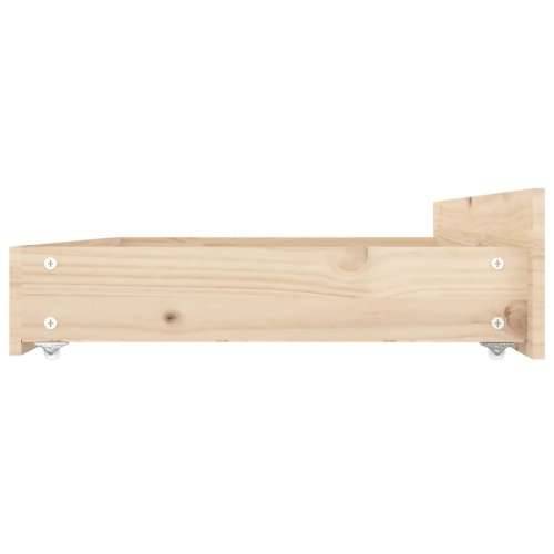 Okvir za krevet s ladicama 120 x 200 cm - Prirodna 120 x 200 cm Cijena