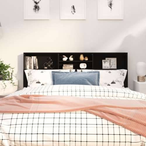 Uzglavlje s ormarićem crno 180 x 19 x 103,5 cm - Crna 180 x 19 x 103.5 cm 1 Cijena