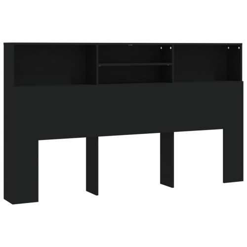 Uzglavlje s ormarićem crno 180 x 19 x 103,5 cm - Crna 180 x 19 x 103.5 cm 1 Cijena
