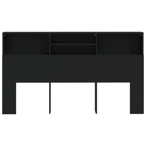 Uzglavlje s ormarićem crno 180 x 19 x 103,5 cm - Crna 180 x 19 x 103.5 cm 1 Cijena